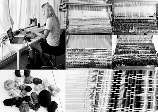 Working at the loom