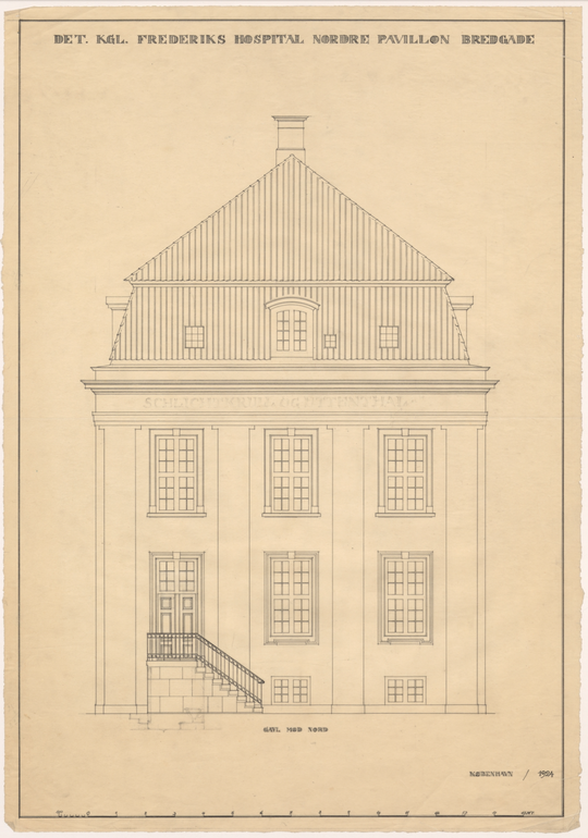 Architectural drawings, side view