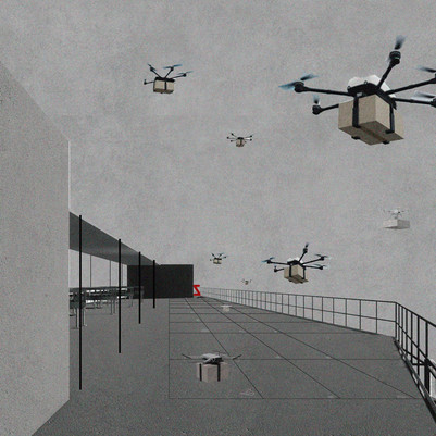  Visualization of the drone park
