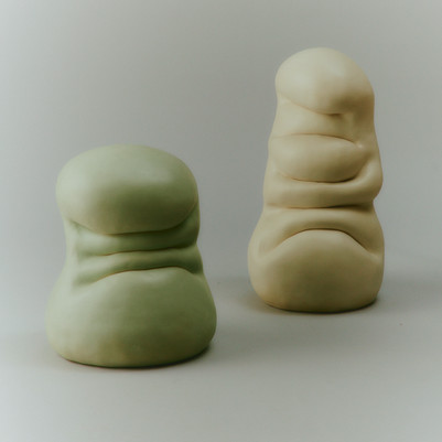 Two ceramic sculputres