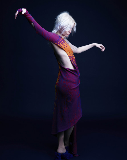 Spiral Dress photoshoot
