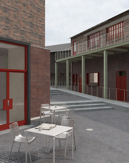 Rendering: Passage ved The Square