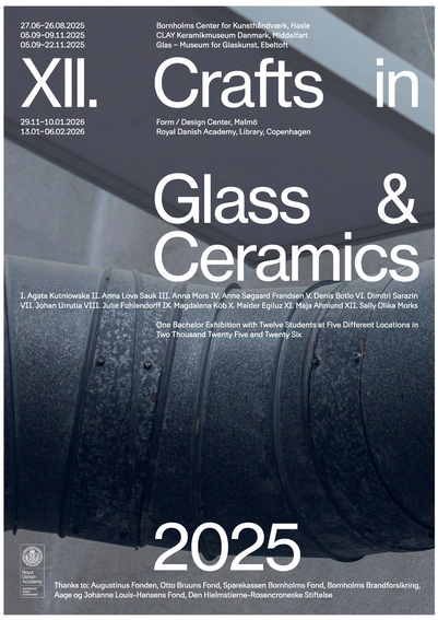 plakat - Crafts in Glass and Ceramics