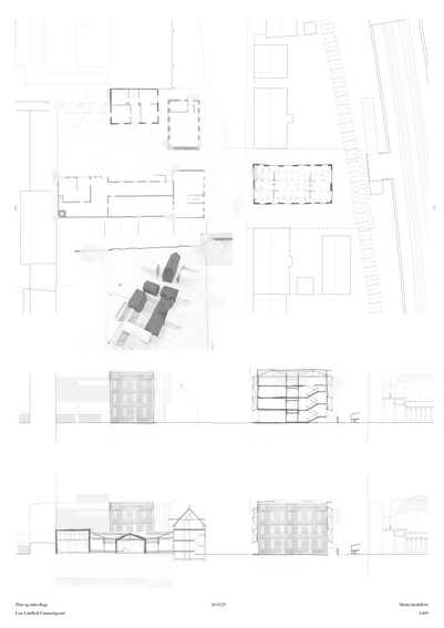 Plan/snit collage