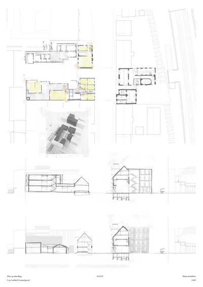 Plan/snit collage