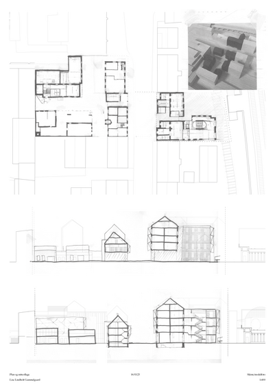 Plan/snit collage