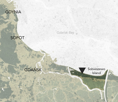 MAP OF GDAŃSK REGION WITH HIGHLIGHTED LOCATION