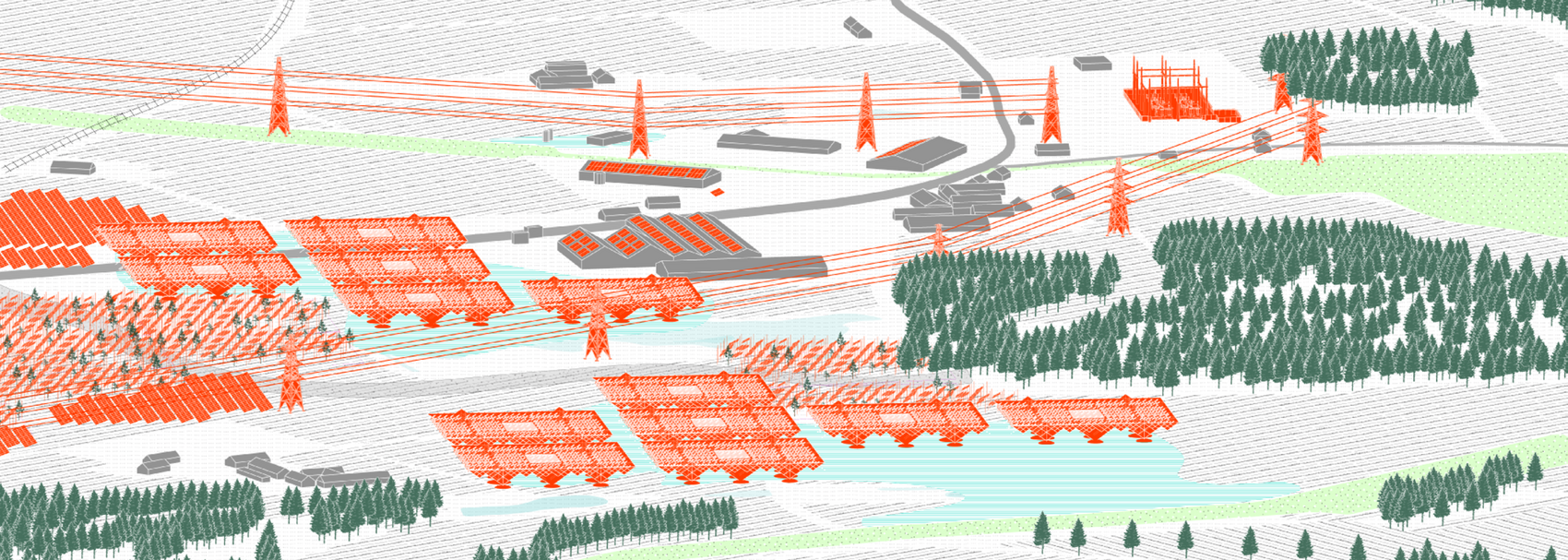 Crop of isometric drawing