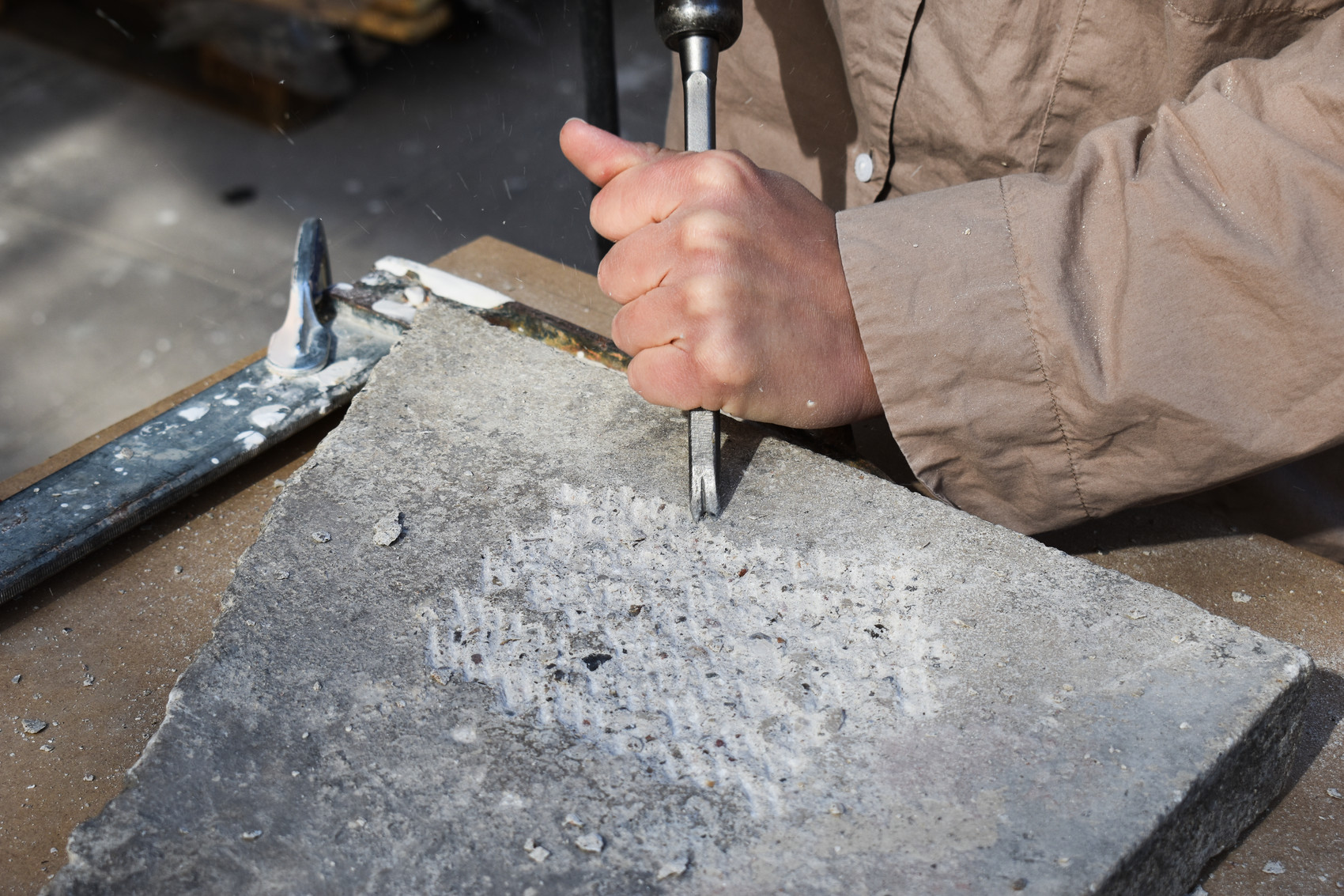 Chiseling Concrete