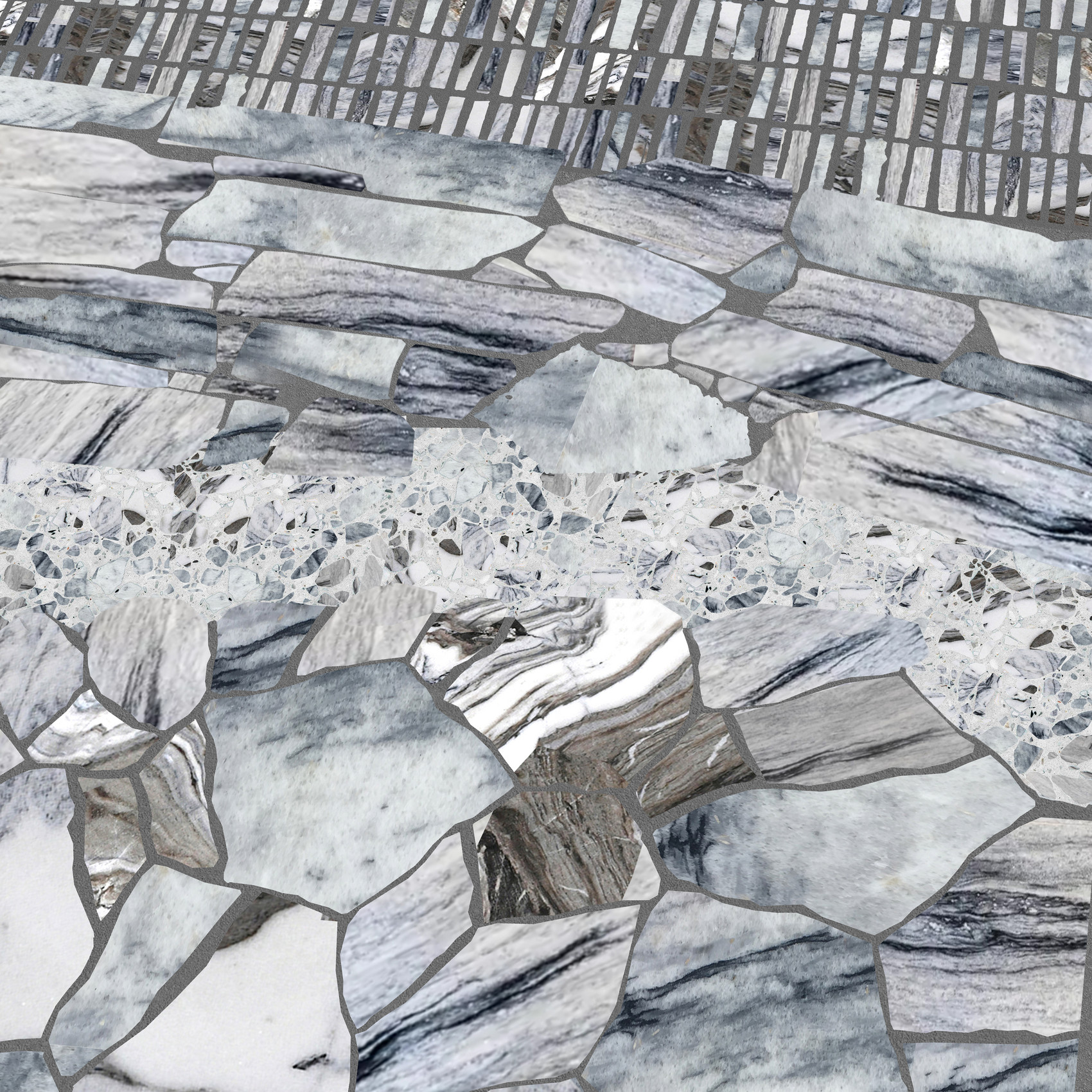 Marble paving