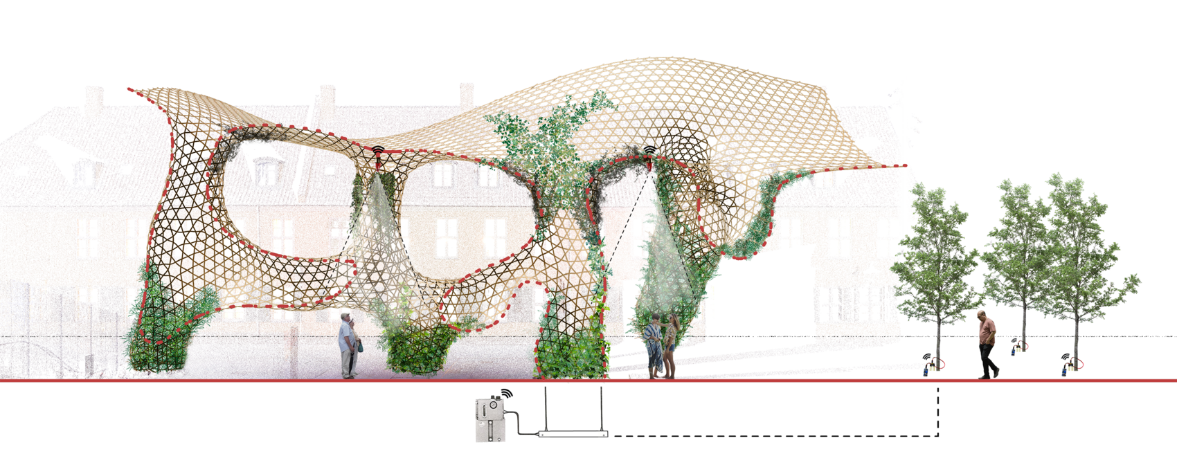 Drawing - biohybrid structure