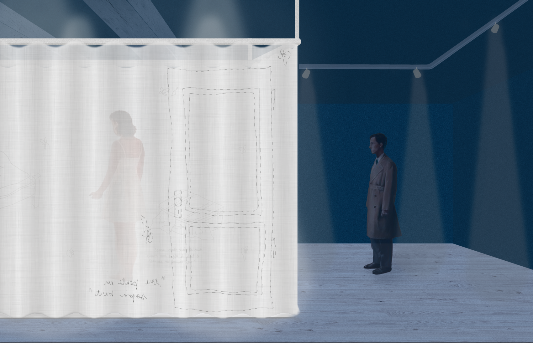 Collage of second installation