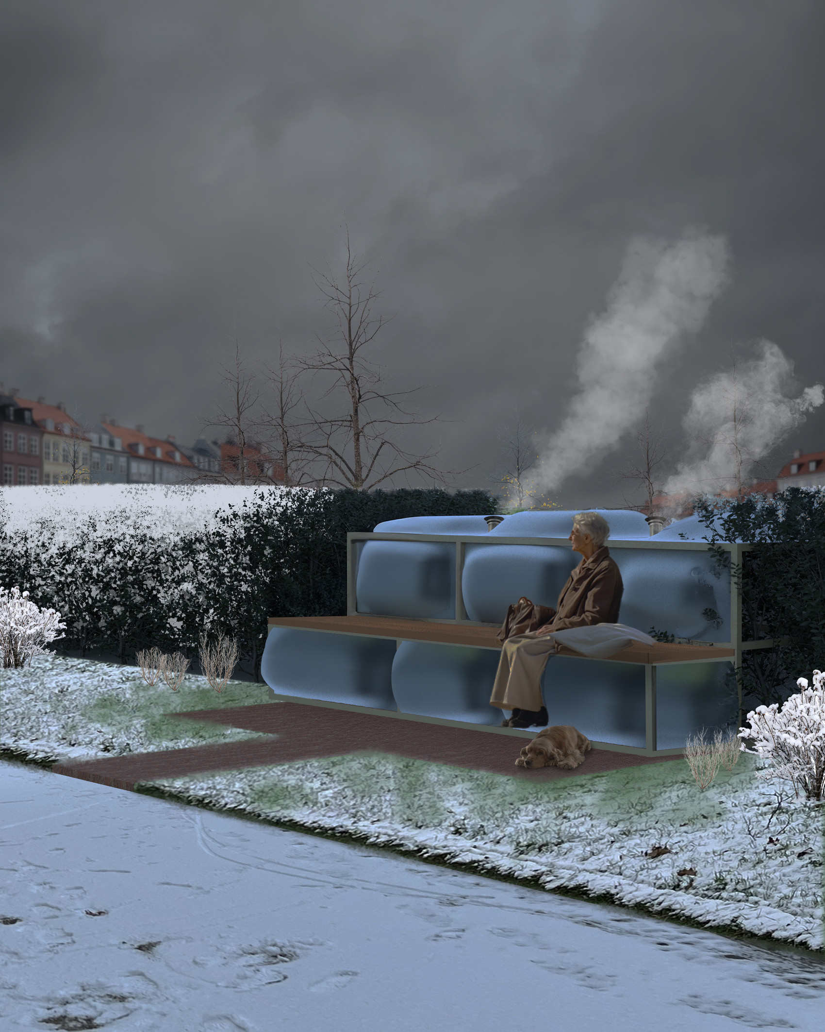 Visualization Kings Garden Hedge