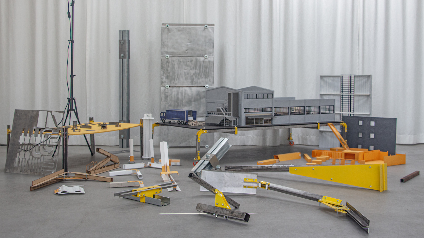 A collection of the projects created physical material
