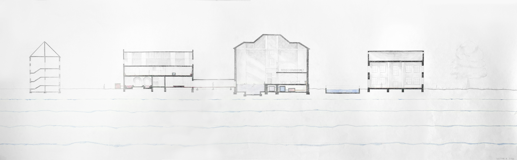 Section bath house