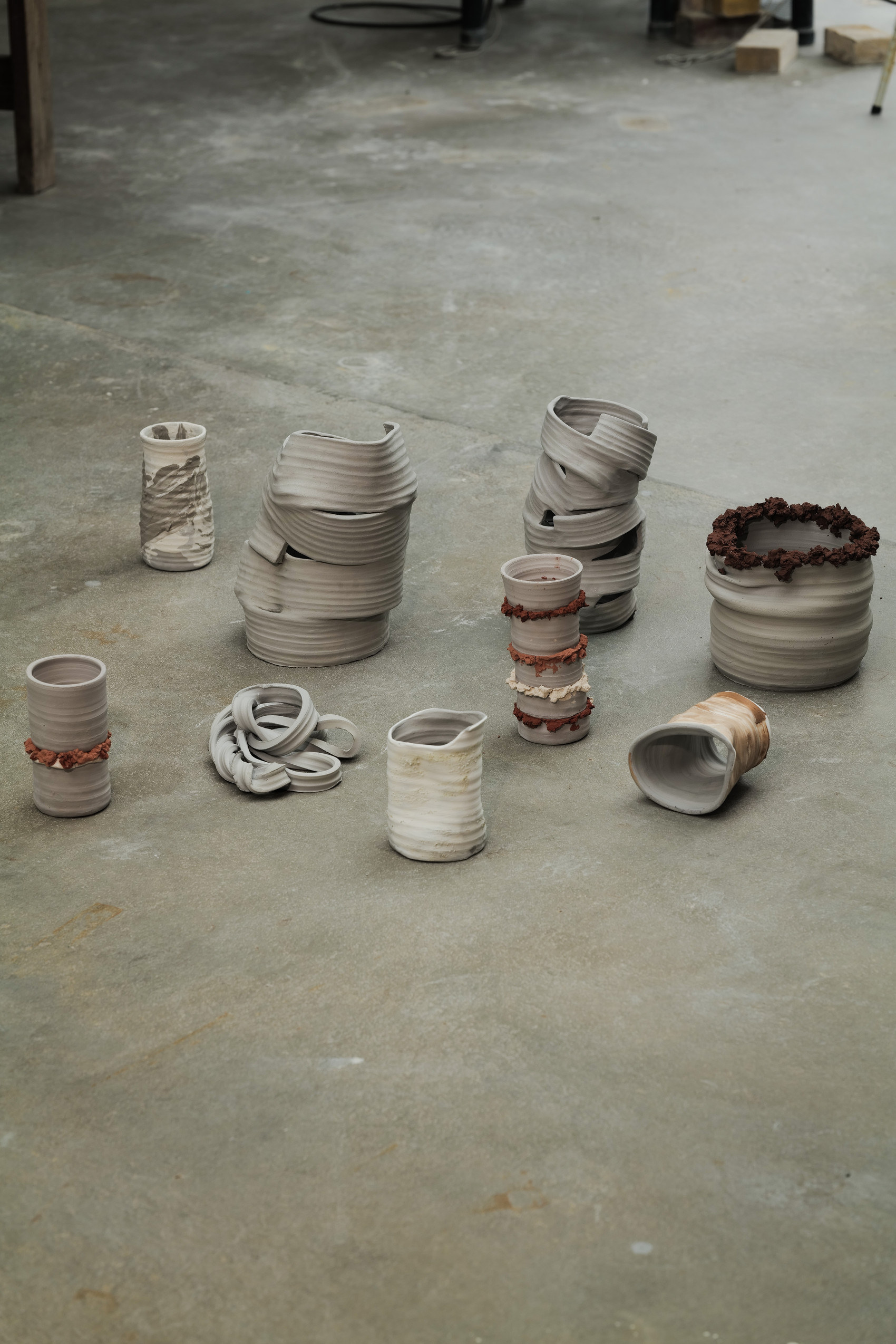 Process: Group photo of alternative cylinders