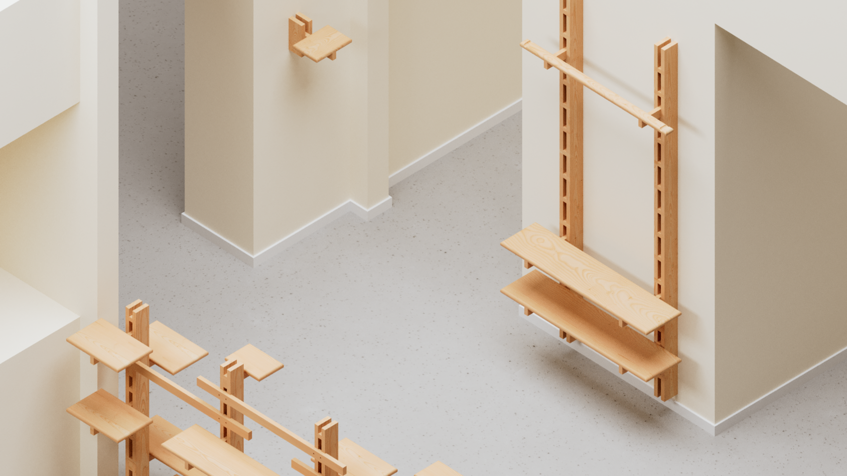 spatial explorations of different configurations